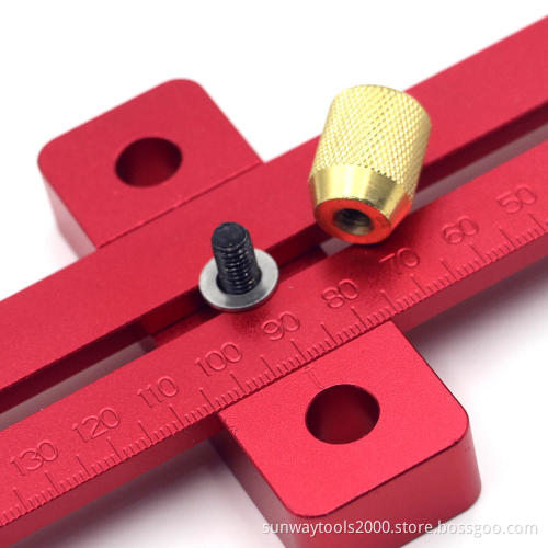 Crossed Ruler Woodworking T Type Scriber Ruler